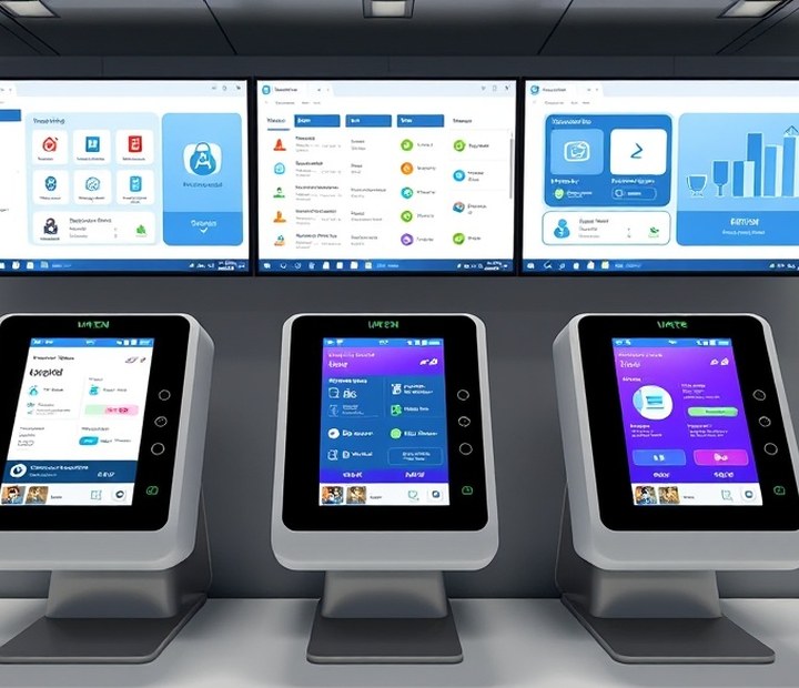 Remote diagnostics screen for a self-service terminal