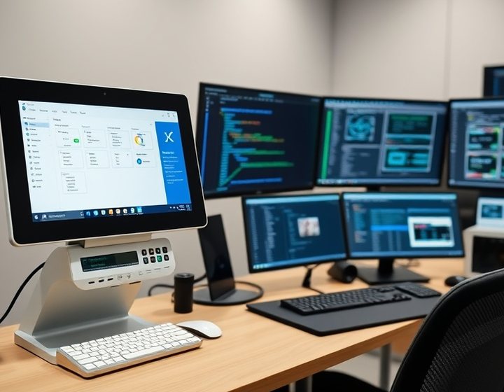 Self-service interface running normally